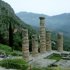 The Temple of Apollo at Delphi