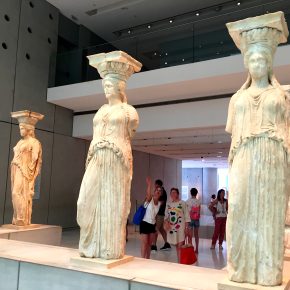 Viewing the Famous Caryatids